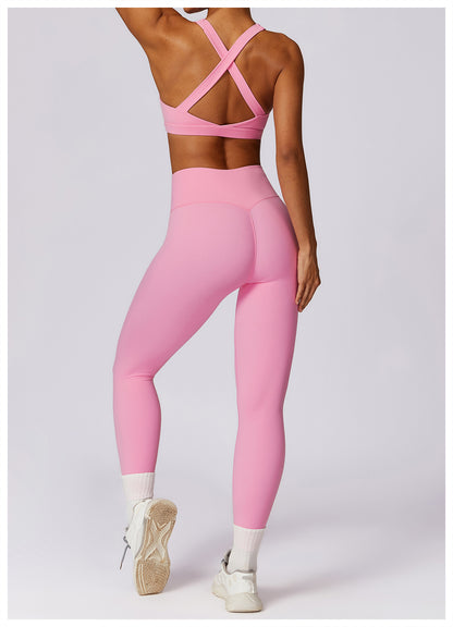 Shine Glow Kiss Pink Legging