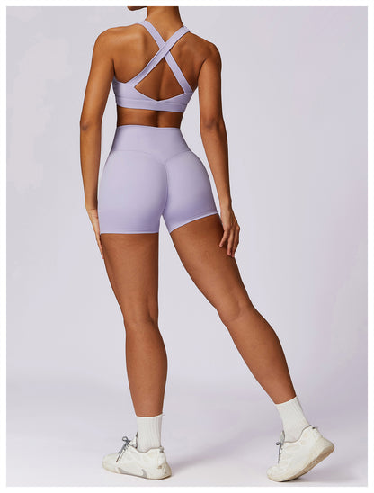 Moon Aura Short Levanta Pompa Lilac